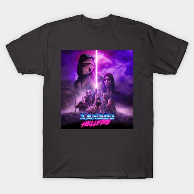 Xanadu Hellfire (Square Poster) T-Shirt by bloodsuckajones